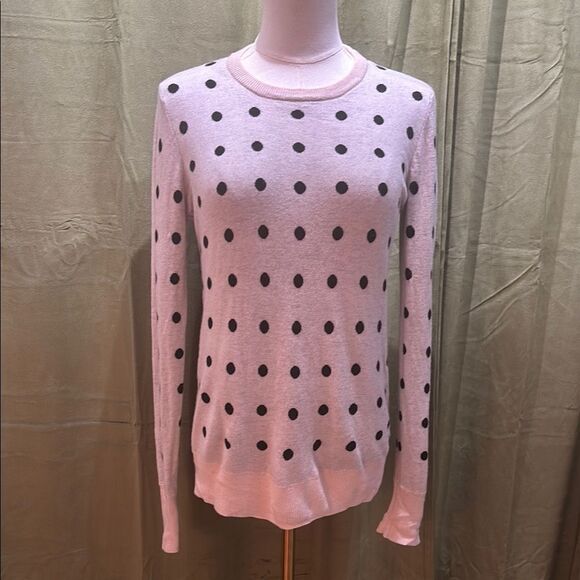 Equipment Black and Cream Polka Dot Sweater, XS - Picture 1 of 7